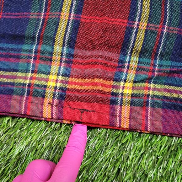 VTG 90s Grunge Plaid Flannel Shacket Mens XL Oversized Baggy (Fits 2XL) - Picture 3 of 6